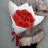 Букет из 9 алых роз #R25992
