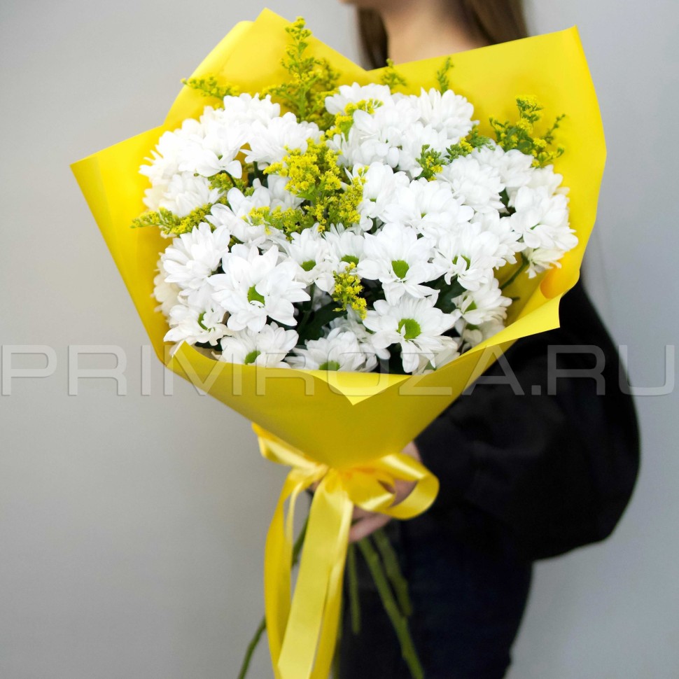 Цветы c доставкой во Владивостоке <br> Букет из хризантем #H0512 