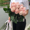 Нежно розовые розы Эквадор#R4544 