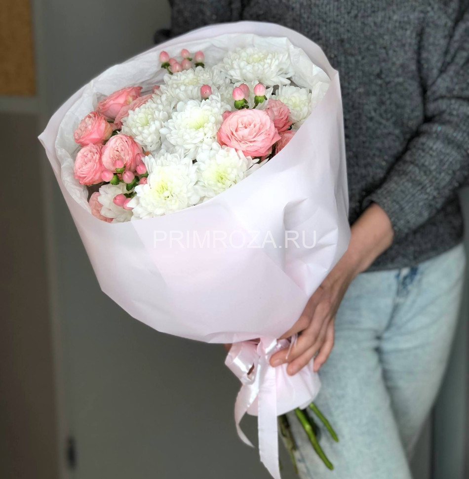 Цветы c доставкой во Владивостоке <br>Сборный букет #А148