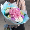 Нежное ассорти с гортензией #R0914