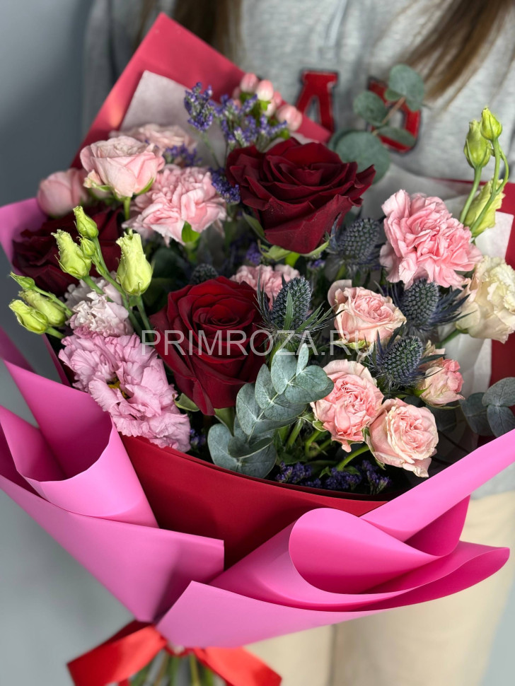 Цветы c доставкой во Владивостоке <br>Сборный букет #А184 