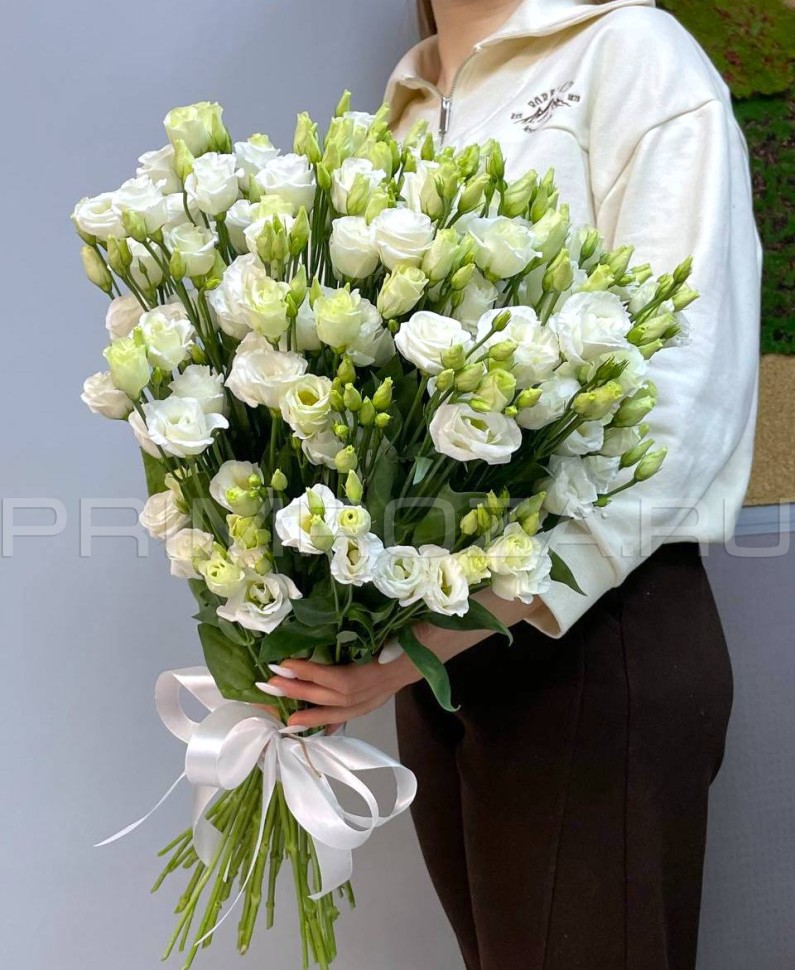 Цветы c доставкой во Владивостоке <br>#DV09 - Монобукет из 17 эустом