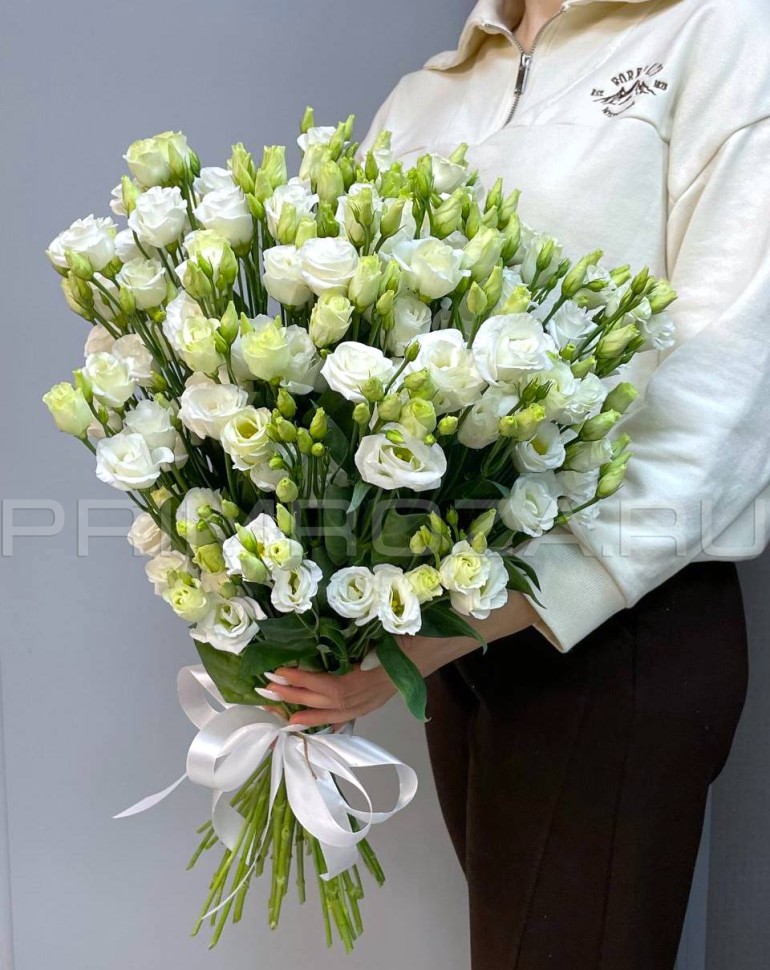 Цветы c доставкой во Владивостоке <br>#DV09 - Монобукет из 17 эустом