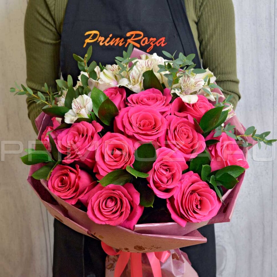 Букет из роз #R020 доставка во Владивостоке фото 1 — Primroza
