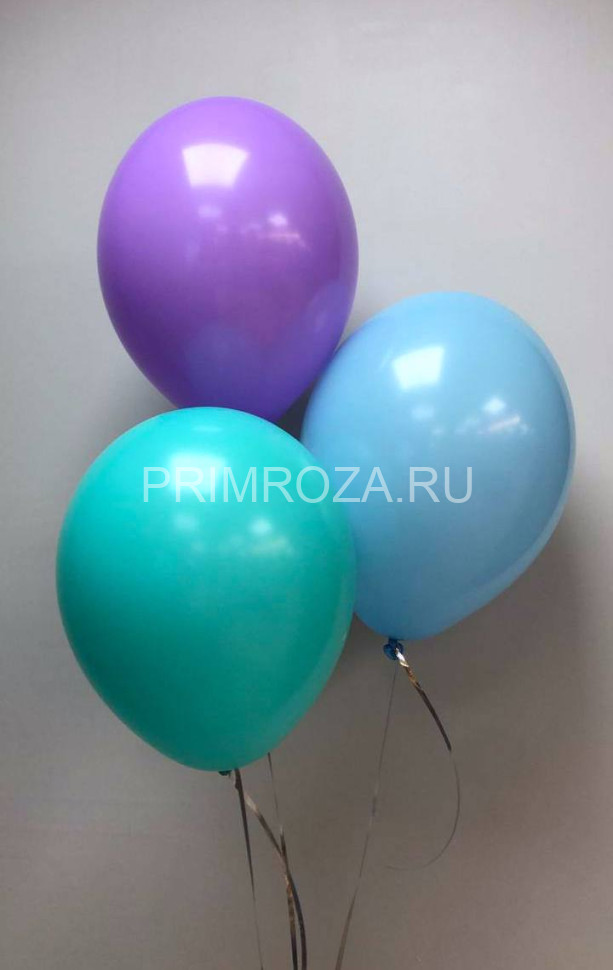 Цветы c доставкой во Владивостоке <br>Связка из 3 латексных шаров 